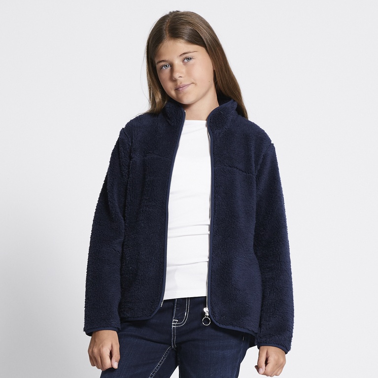 Teddy jacket "Cosy star" Dark Blue